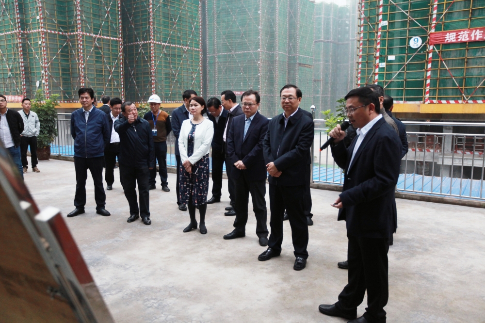 中國農(nóng)業(yè)發(fā)展銀行副行長何興祥一行蒞臨公司匯福苑棚改項目現(xiàn)場進行調(diào)研視察