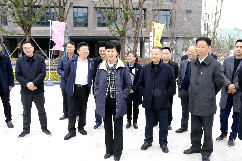 市委常委、組織部部長劉敏率領(lǐng)我市的省第十一次黨代會代表團蒞臨我公司經(jīng)略長豐、衛(wèi)康院項目進行調(diào)研視察