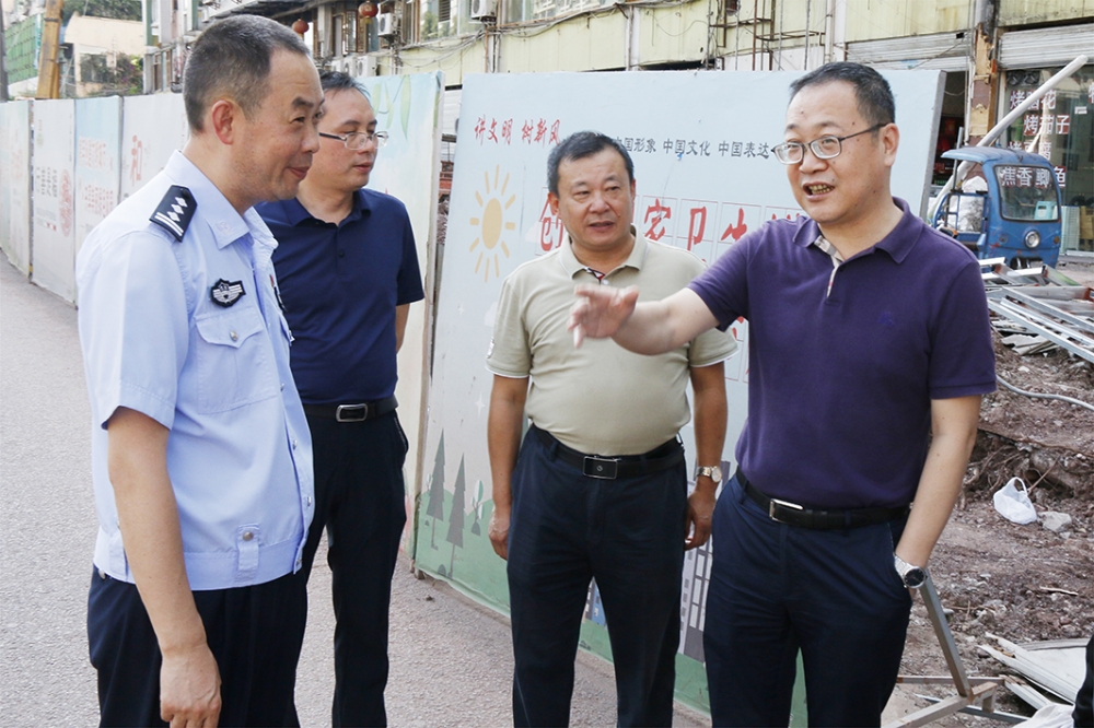市委常委、高新區(qū)黨工委書記張邦舉視察公司高峰公園等在建項目
