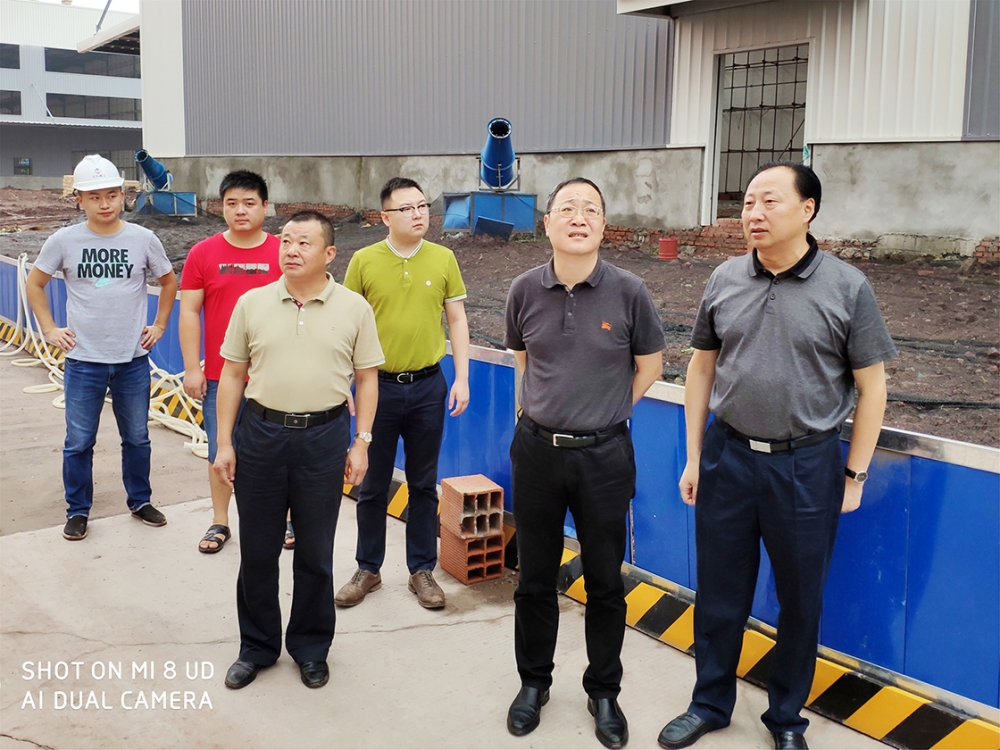 市委常委、高新區(qū)黨工委書記張邦舉視察公司在建項目