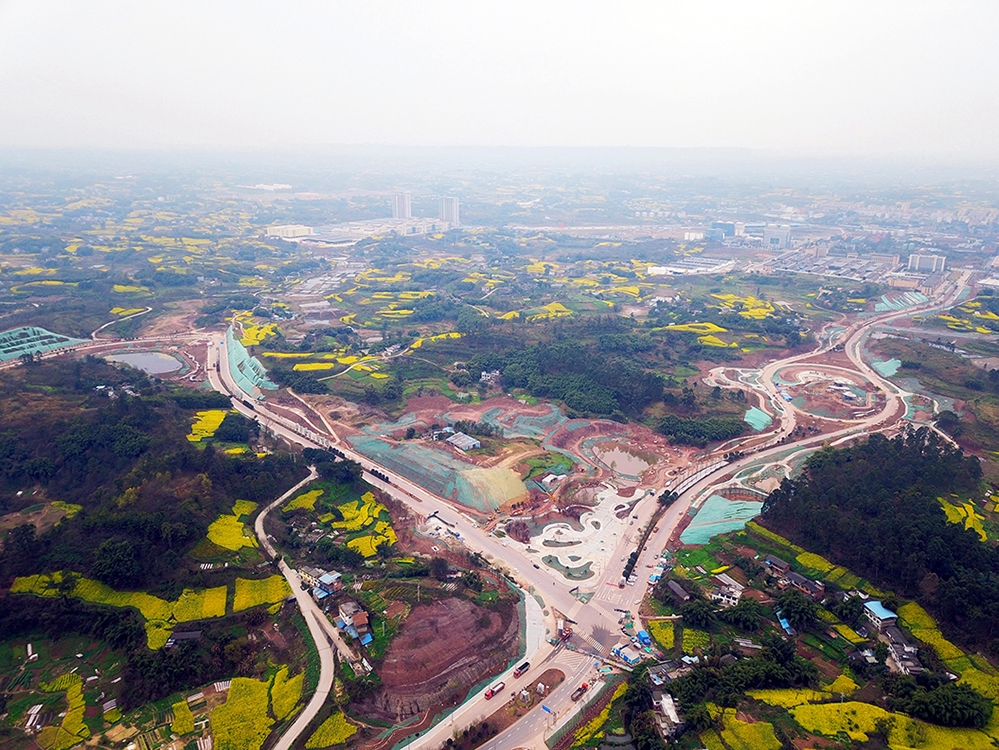 自貢市臥龍湖西區(qū)生態(tài)修復工程按計劃推進